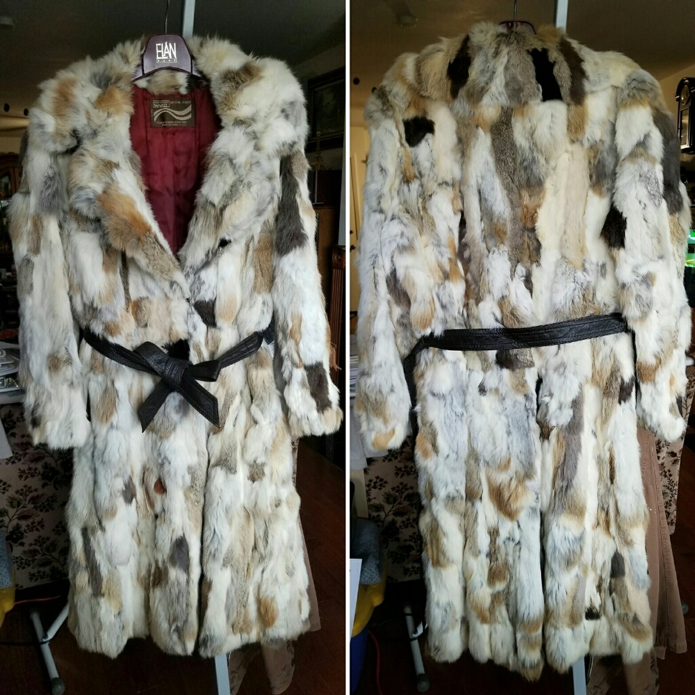 Rabbit Fur Coat